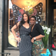 Veronica Webb and Ursula Stephen in front of Stephen’s salon in Brooklyn, N.Y.